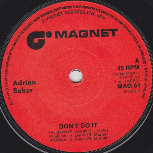 Adrian Baker - Don't Do It