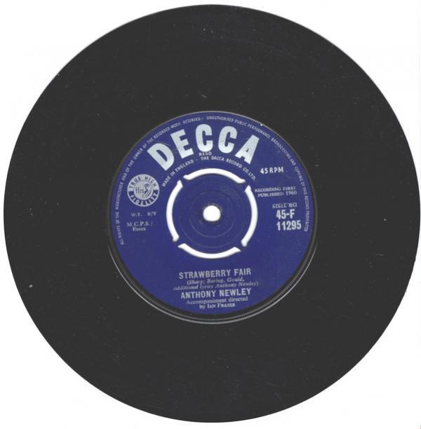 Anthony Newley - Strawberry Fair / A Boy Without A Girl