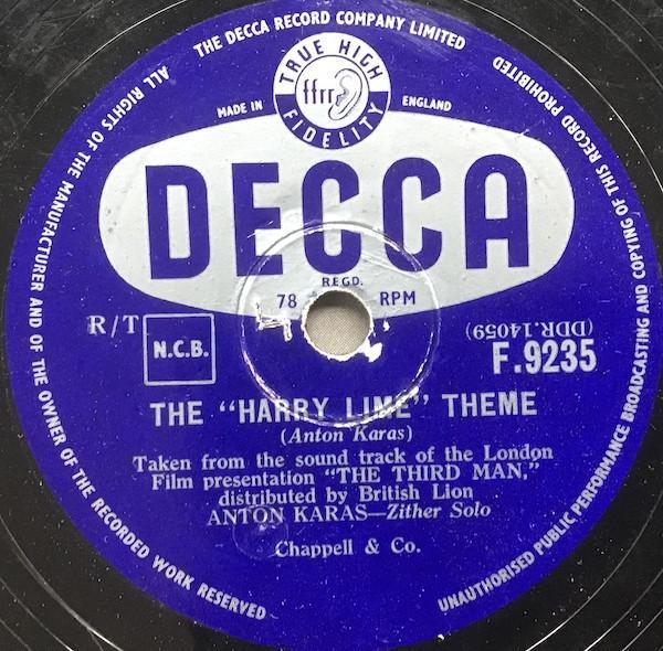 Anton Karas - The "Harry Lime" Theme / The Cafe Mozart Waltz