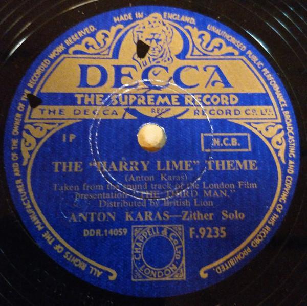 Anton Karas - The "Harry Lime" Theme / The Cafe Mozart Waltz