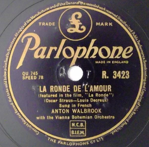 Anton Walbrook, Berliner Symphoniker - La Ronde De L'Amour / The Blue Waltz