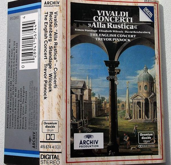 Antonio Vivaldi, The English Concert, Trevor Pinnock, Simon Standage, Elizabeth Wilcock, David Reichenberg - Concerti »Alla Rustica«