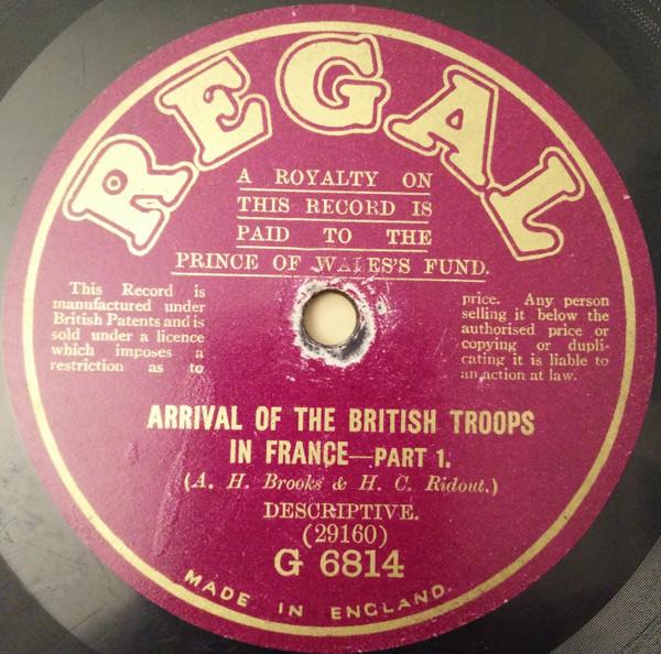  - Arrival Of The British Troops In France