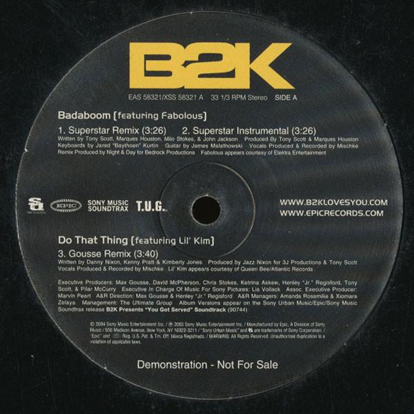 B2K - Badaboom (Remixes)