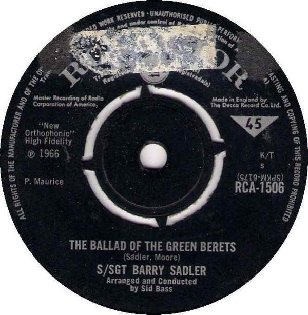 Barry Sadler - The Ballad Of The Green Berets