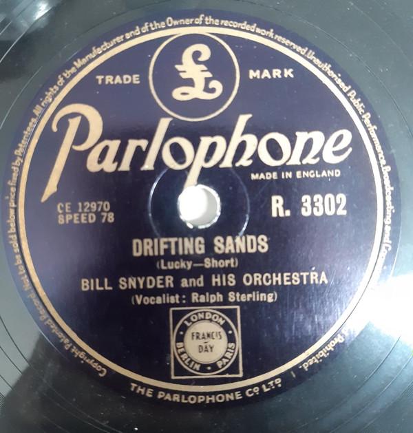 Bill Snyder And His Orchestra - Drifting Sands / Bewitched