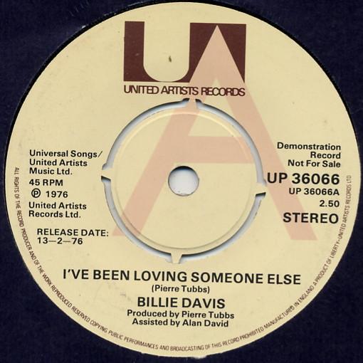 Billie Davis - I've Been Loving Someone Else