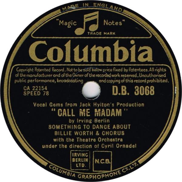 Billie Worth, Jeff Warren  - Something To Dance About / You're Just In Love