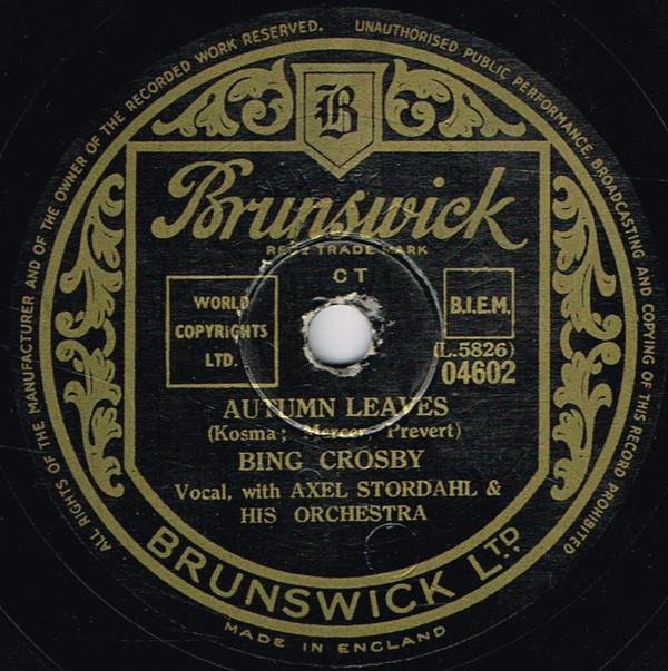 Bing Crosby - Autumn Leaves / Harbour Lights