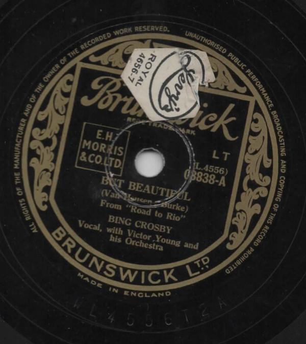 Bing Crosby - But Beautiful / Golden Earrings