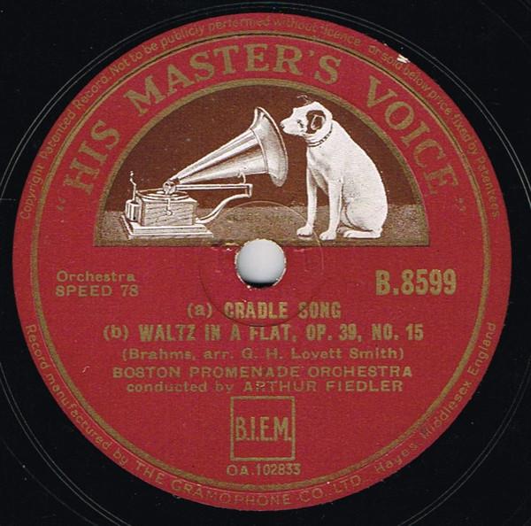 Boston Promenade Orchestra, Arthur Fiedler - Cradle Song / Waltz / At Dawning