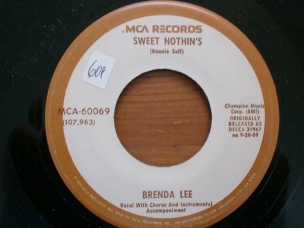 Brenda Lee - Sweet Nothin's / I Want To Be Wanted