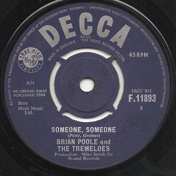 Brian Poole & The Tremeloes - Someone, Someone