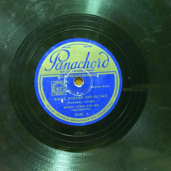 Buddy Lewis And His Orchestra - Balls, Parties And Picnics / Oh! Mo' Nah