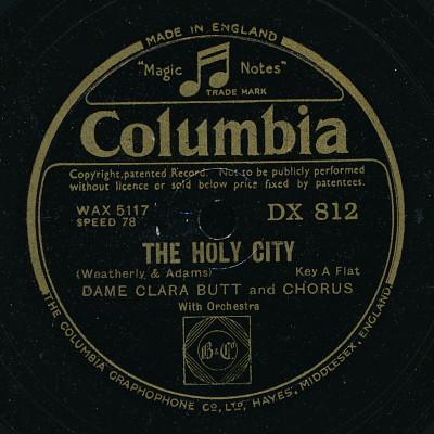 Clara Butt - The Holy City / The Better Land