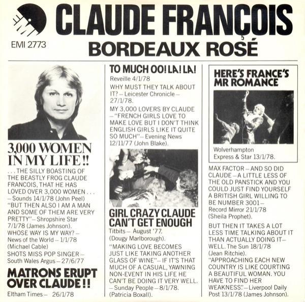 Claude François - Bordeaux Rose