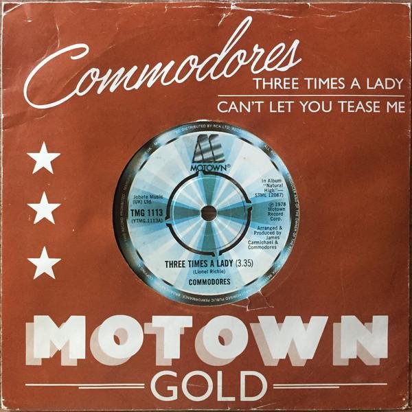 Commodores - Three Times A Lady
