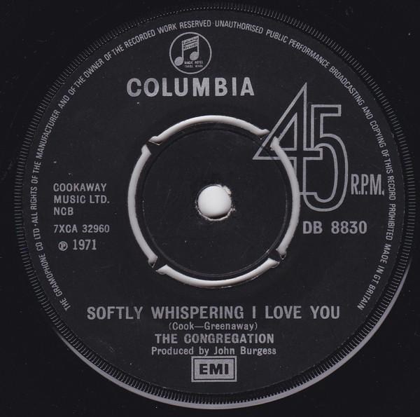 Congregation  - Softly Whispering I Love You
