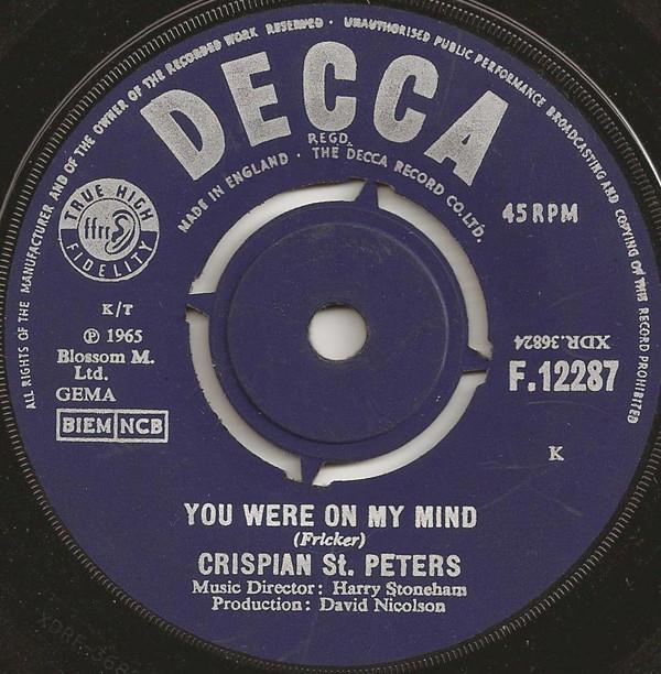 Crispian St. Peters - You Were On My Mind