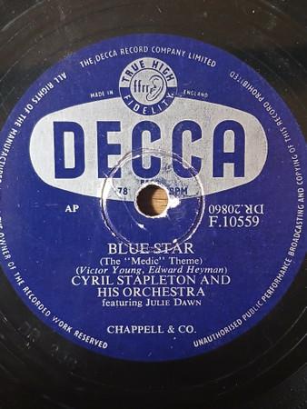 Cyril Stapleton And His Orchestra - Blue Star / Honey Babe
