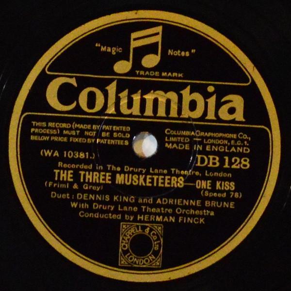 Dennis King , Adrienne Brune - The Three Musketeers - One Kiss / Your Eyes