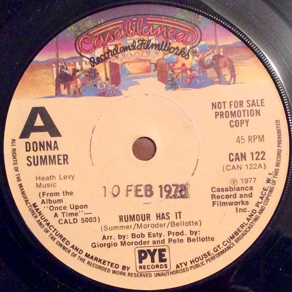 Donna Summer - Rumour Has It
