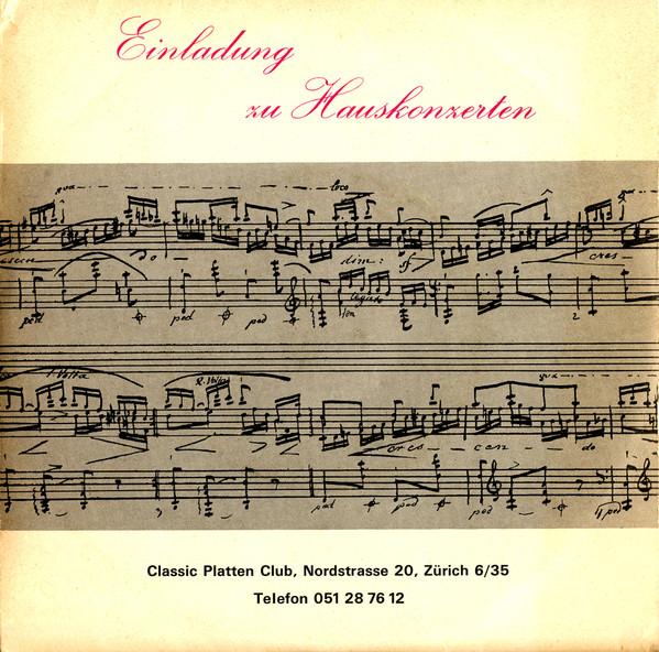  - Einladung Zu Hauskonzerten