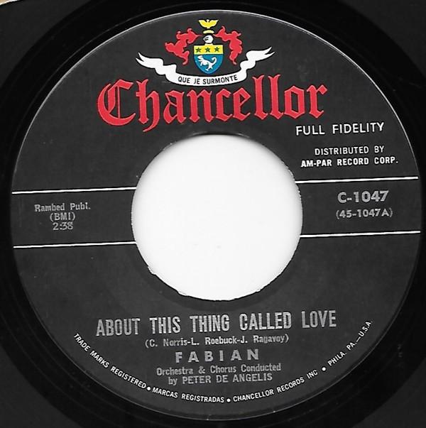 Fabian  - About This Thing Called Love