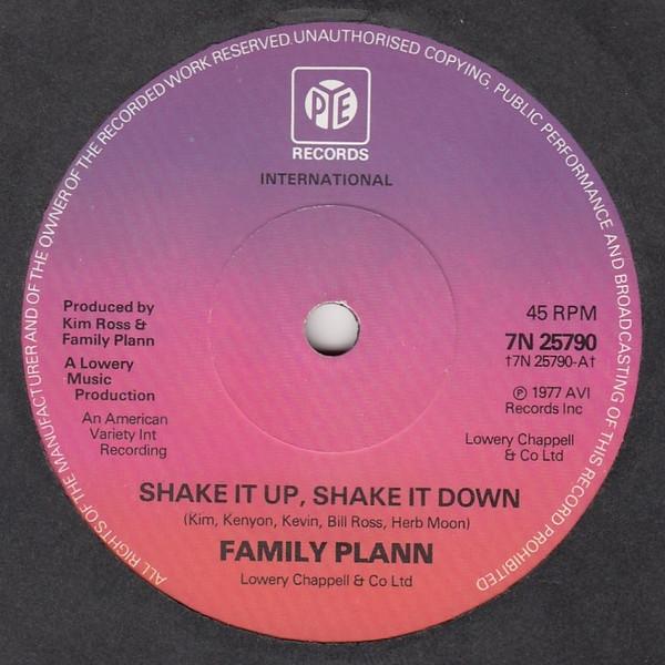 Family Plann - Shake It Up, Shake It Down