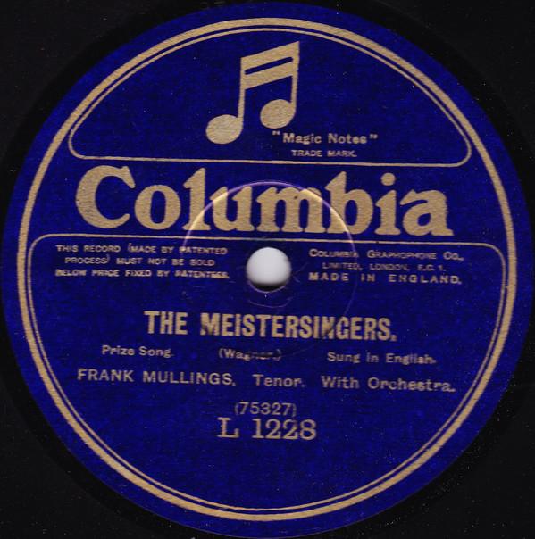 Frank Mullings - The Meistersingers
