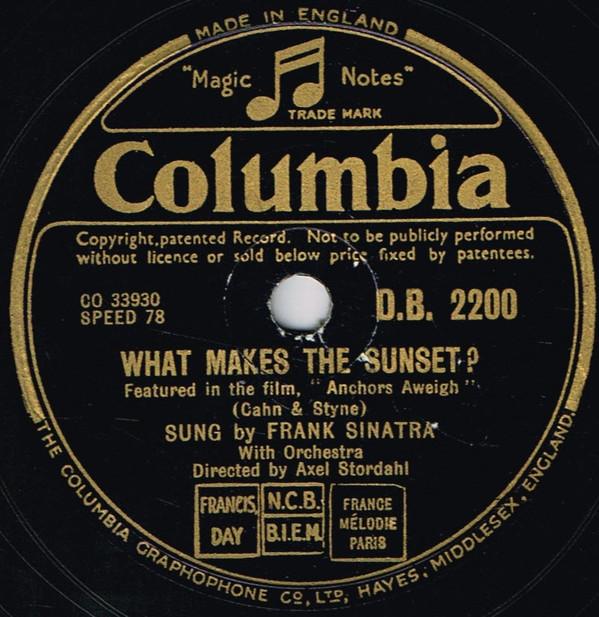 Frank Sinatra - What Makes The Sunset? / The Charm Of You