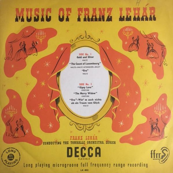 Franz Lehár, Tonhalle-Orchester Zürich - Music Of Franz Lehár