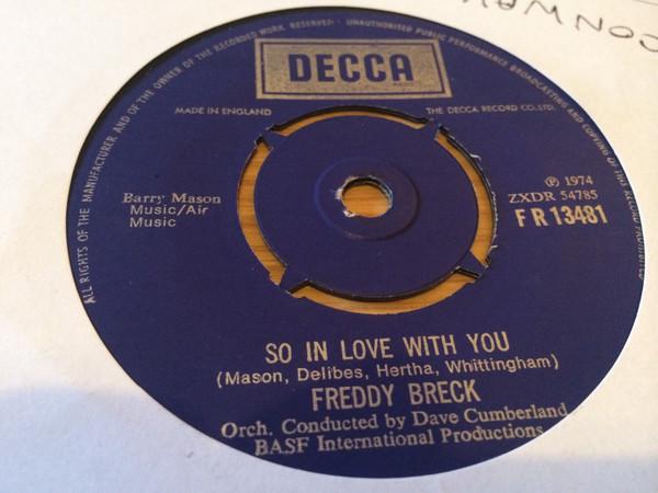Freddy Breck - So In Love With You