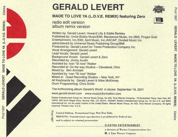 Gerald Levert - Made To Love Ya (L.O.V.E. Remix)
