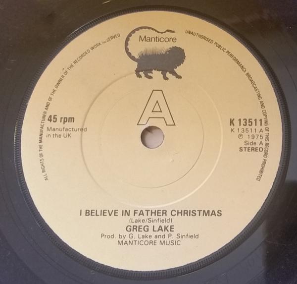 Greg Lake - I Believe In Father Christmas