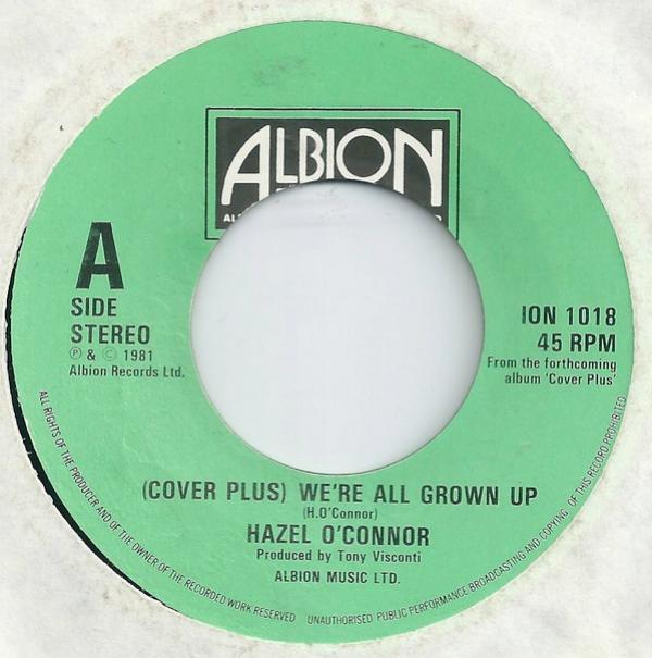 Hazel O'Connor - (Cover Plus) We're All Grown Up
