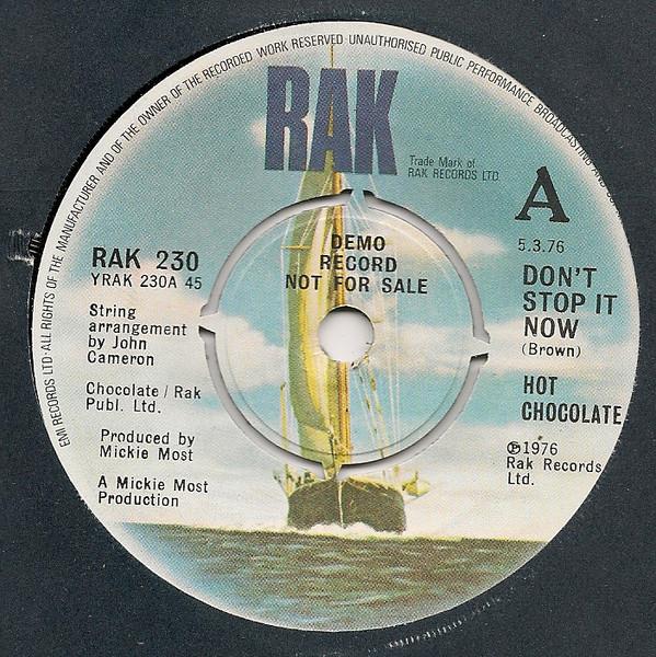 Hot Chocolate - Don't Stop It Now
