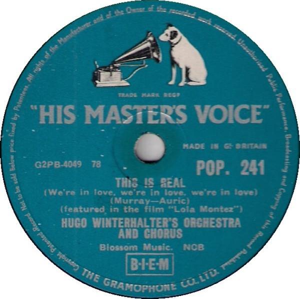 Hugo Winterhalter's Orchestra And Chorus - This Is Real / Canadian Sunset