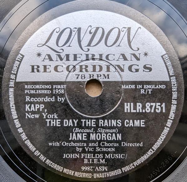 Jane Morgan - The Day The Rains Came