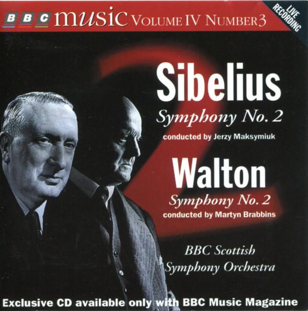 Jean Sibelius, Jerzy Maksymiuk, Sir William Walton, Martyn Brabbins, BBC Scottish Symphony Orchestra - Symphony No. 2 / Symphony No. 2