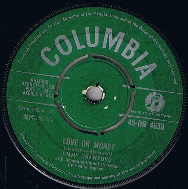 Jimmy Crawford  - Love Or Money