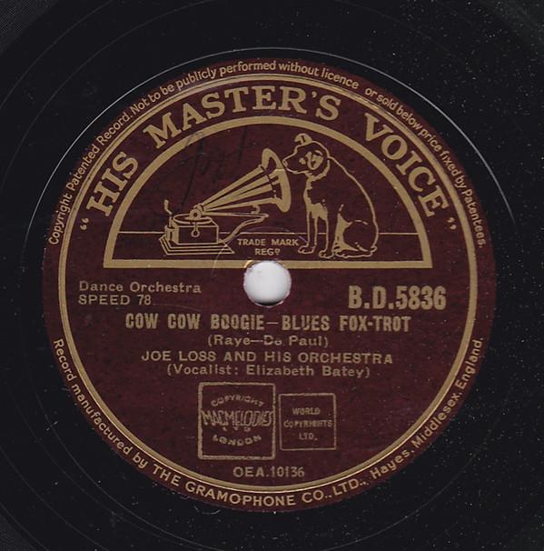 Joe Loss & His Orchestra - Cow Cow Boogie / Vict'ry Polka