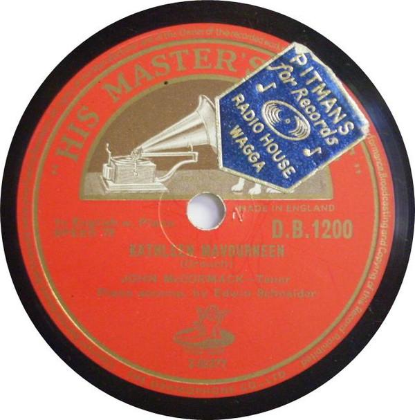 John McCormack  - Kathleen Mavourneen / Love's Old Sweet Song