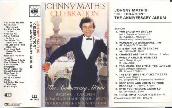 Johnny Mathis - Celebration - The Anniversary Album