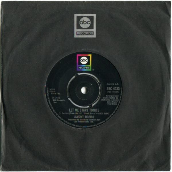 Lamont Dozier - Let Me Start Tonite