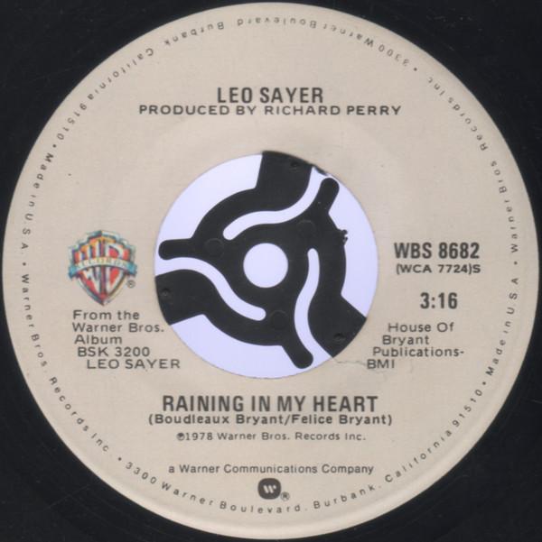 Leo Sayer - Raining In My Heart