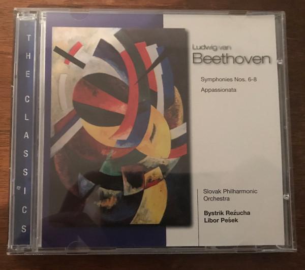 Ludwig van Beethoven, Slovak Philharmonic Orchestra, Bystrík Režucha, Libor Pešek - Symphonies Nos. 6-8 / Appassionata