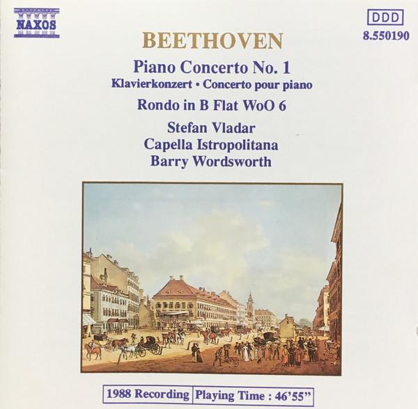Ludwig van Beethoven, Stefan Vladar, Capella Istropolitana, Barry Wordsworth - Piano Concerto No. 1 / Rondo In B Flat WoO 6