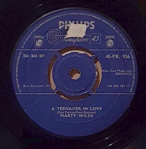 Marty Wilde - A Teenager In Love