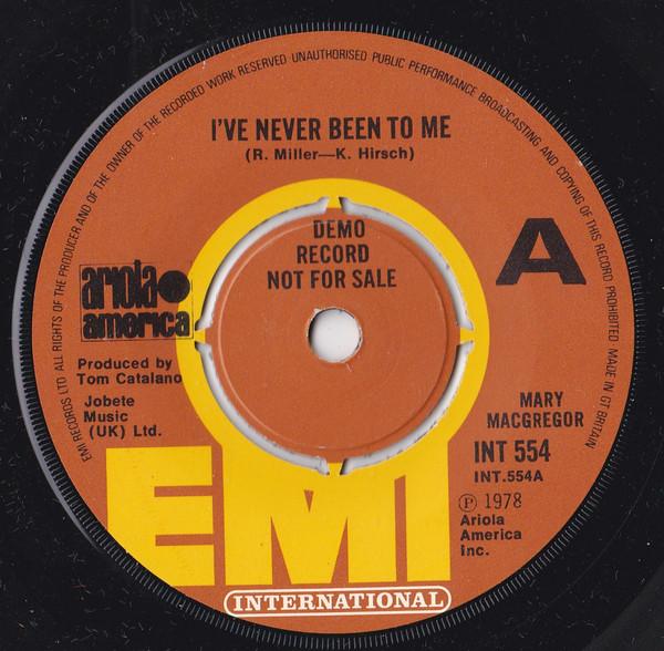 Mary MacGregor - I've Never Been To Me